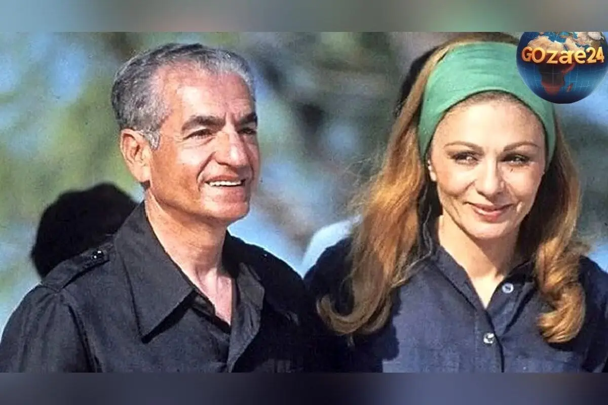 تصویر تاریخی فرح دیبا در جشن هنر شیراز ۱۳۴۷ با کره‌خری در آغوش خاندان پهلوی