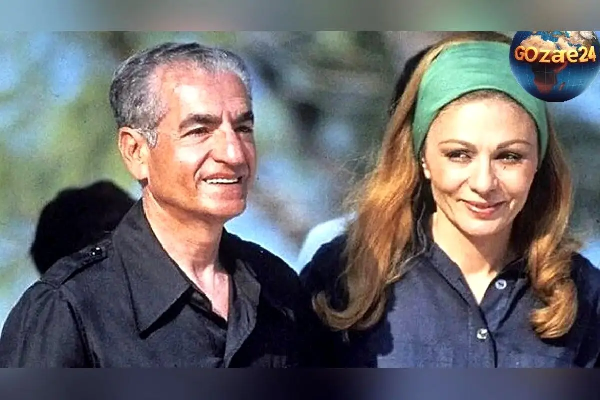 تصویر تاریخی فرح دیبا در جشن هنر شیراز ۱۳۴۷ با کره‌خری در آغوش خاندان پهلوی