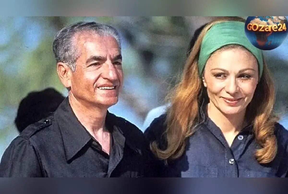 تصویر تاریخی فرح دیبا در جشن هنر شیراز ۱۳۴۷ با کره‌خری در آغوش خاندان پهلوی