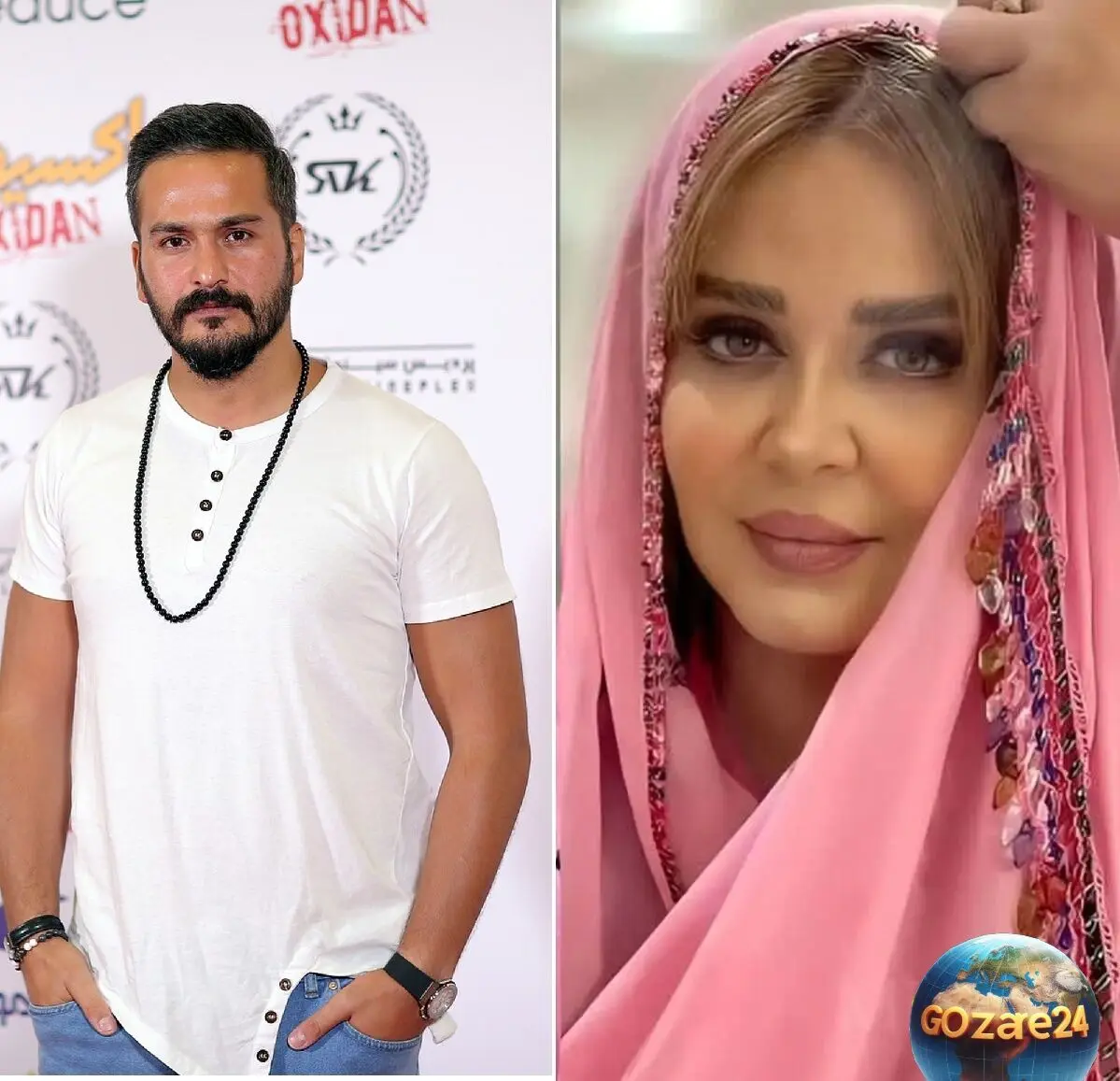 عکس سلفی جذاب بهاره رهنما و میلاد کی‌مرام در اتاق گریم | لحظه دیدنی از بازیگران در پشت صحنه سریال سووشون