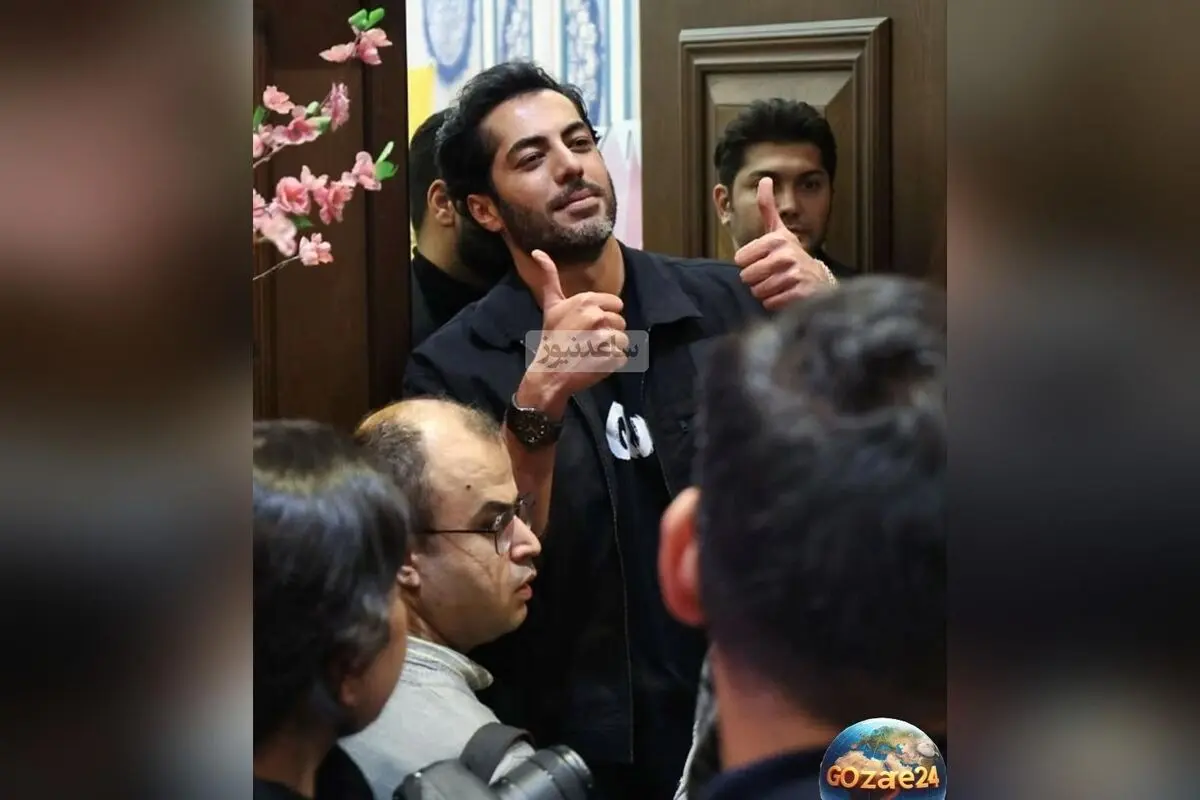 سلفی نوید پورفرج با زنان روبنده قجری در اکران «بامداد خمار» و حضور اسکورت ویژه رحیم نجار در پردیس لوتوس مال