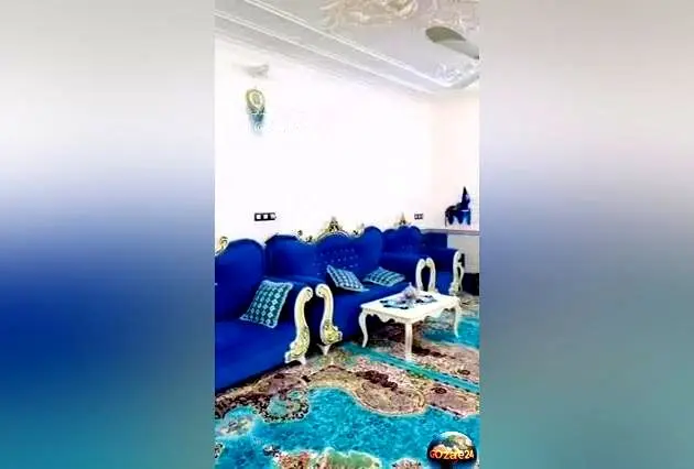 خانه هوادار استقلال با طراحی آبی بی‌نظیر و خلاقانه؛ حماسه‌ای رنگارنگ در دکوراسیون داخلی