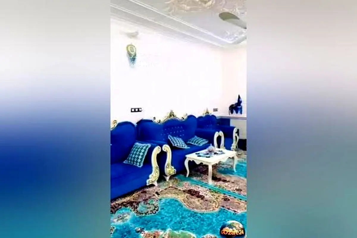خانه هوادار استقلال با طراحی آبی بی‌نظیر و خلاقانه؛ حماسه‌ای رنگارنگ در دکوراسیون داخلی