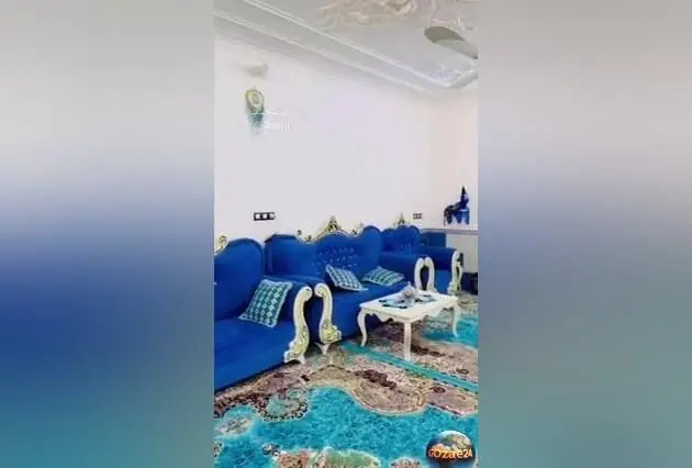 خانه هوادار استقلال با طراحی آبی بی‌نظیر و خلاقانه؛ حماسه‌ای رنگارنگ در دکوراسیون داخلی