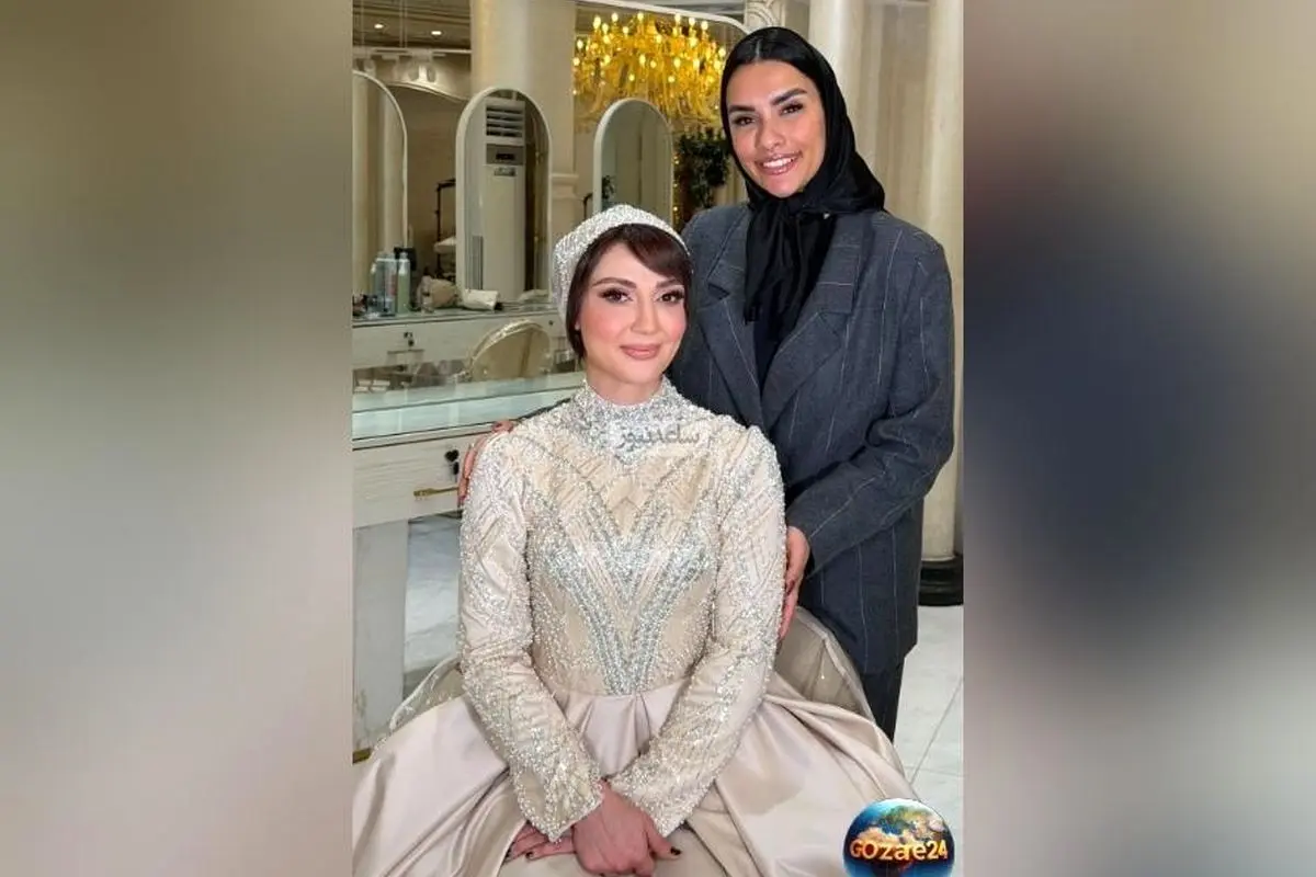 استایل عروس‌گونه حدیث میرامینی در سالن زیبایی تهران برای عروسی برادرش + فیلم و جزئیات