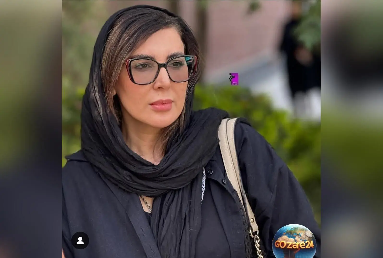 تصویر جذاب و خاص لیلا بلوکات با تیپ سیاه و سفید و استایل برندپوشی در اینستاگرام
