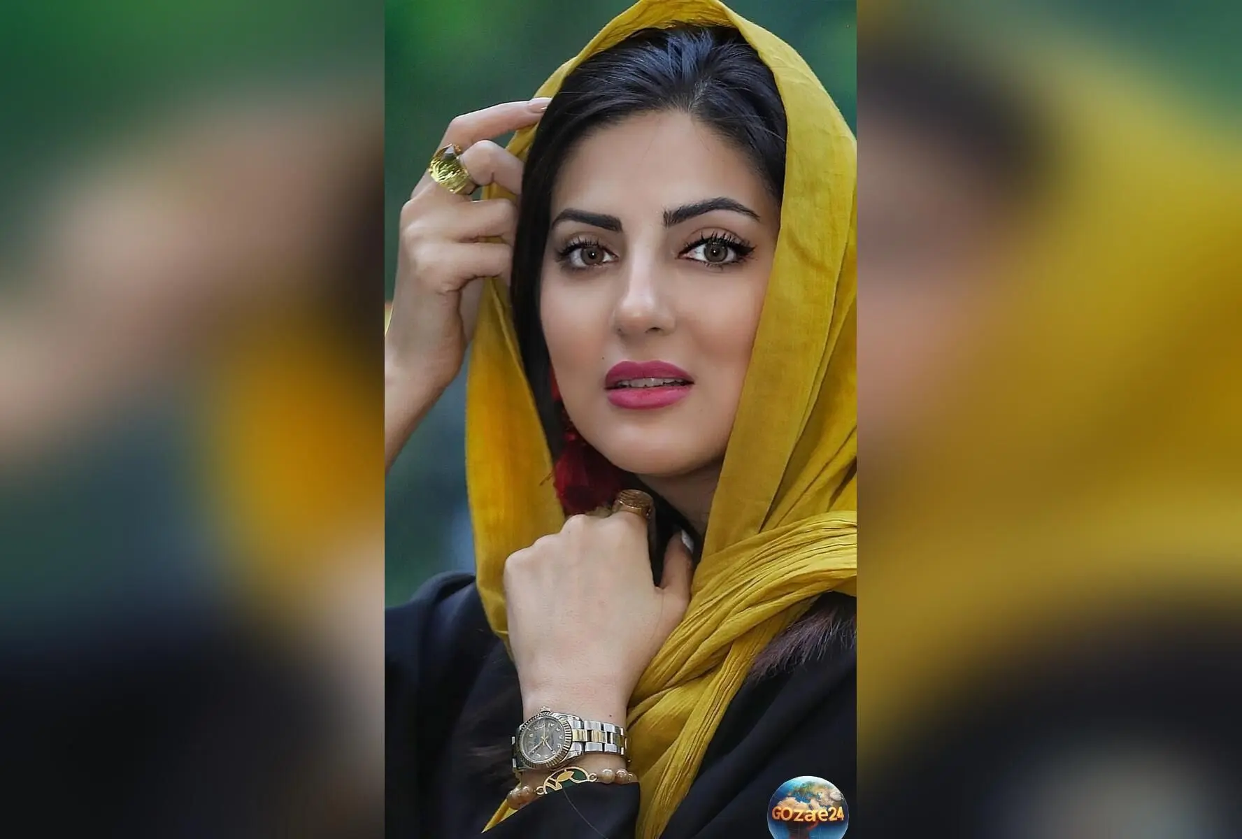هلیا امامی با استایل خیابونی و موسیقی مورد علاقه‌اش در حال زمزمه در جدیدترین عکس منتشر شده