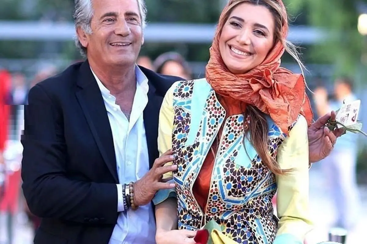 تصویری خاطره‌انگیز از شهلا ریاحی و مجید مظفری در پشت صحنه فیلم گل مریم ۱۳۶۶