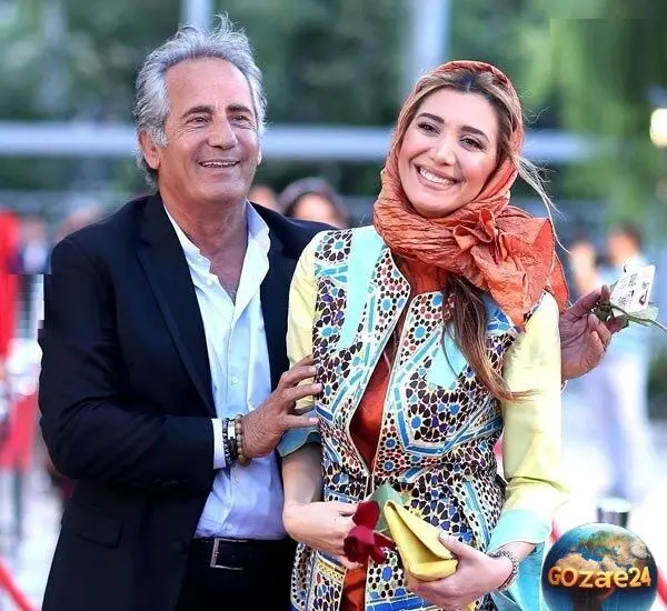 تصویری خاطره‌انگیز از شهلا ریاحی و مجید مظفری در پشت صحنه فیلم گل مریم ۱۳۶۶