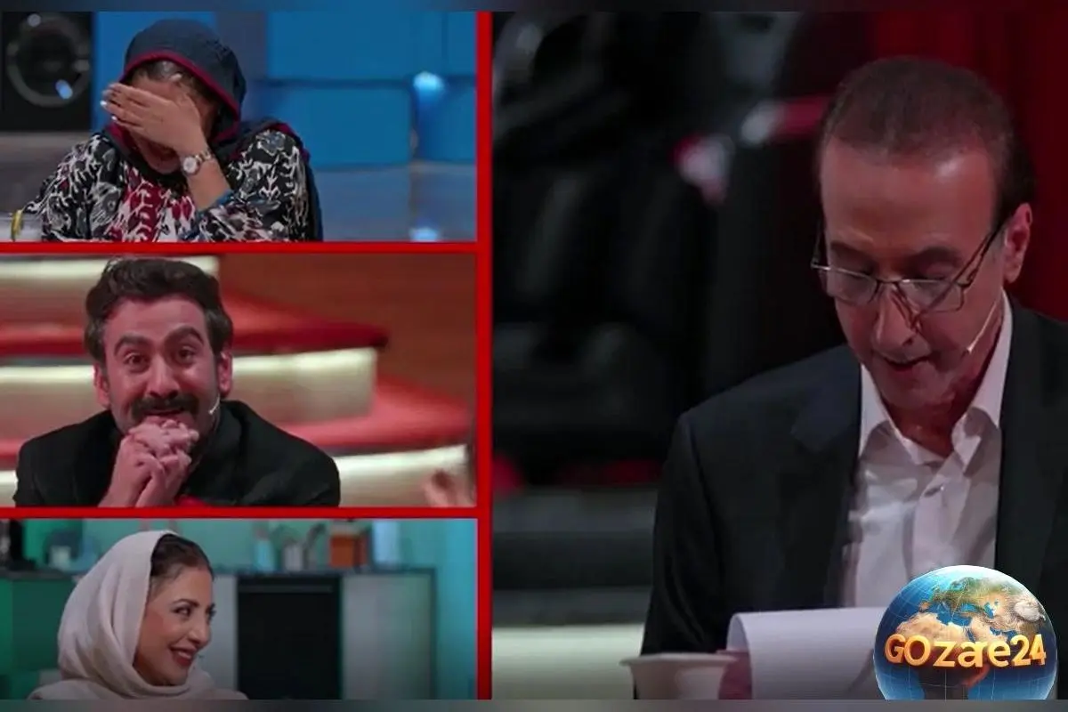 سکانس خنده‌دار و دیدنی برنامه شفرونی با خبرخوانی رویا میرعلمی و نسیم ادبی؛ لحظه‌های طنز و غش کردن بازیگران در یک برنامه سرگرم‌کننده