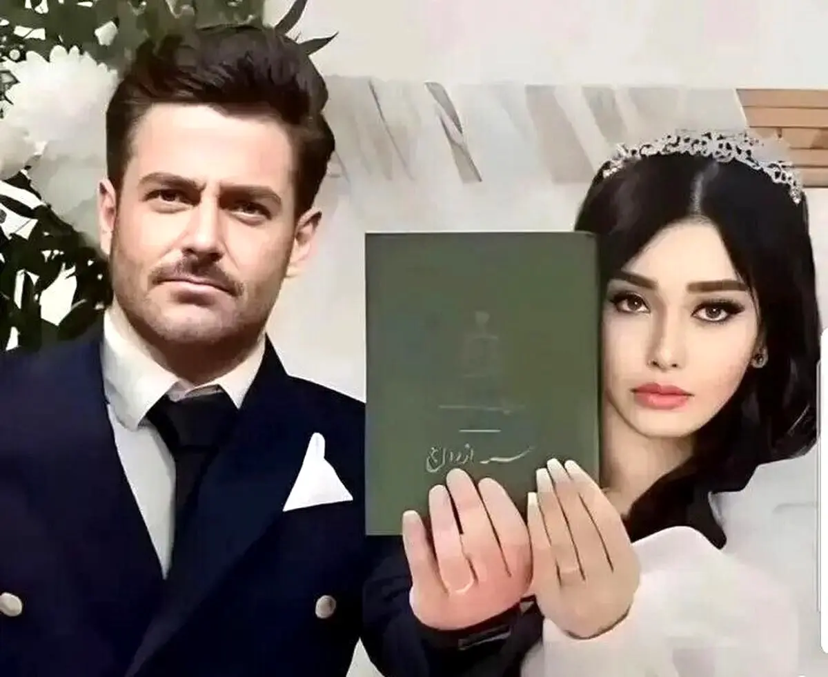 تصاویر کارت عروسی شیک محمدرضا گلزار و همسرش آیسان آقاخانی + جزئیات و بیوگرافی خواندنی