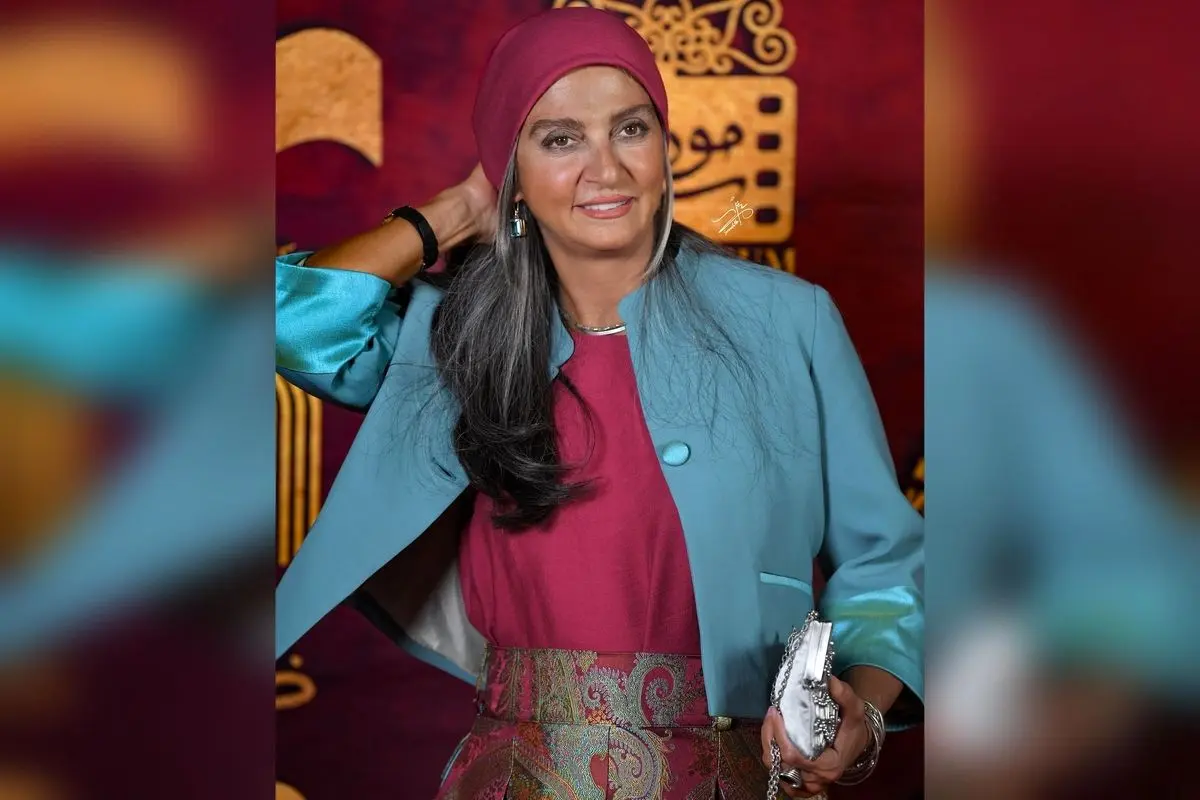 رویا جاویدنیا در نهمین جشن عکاسان سینما ایران در موزه سینما با طراحی فوق‌العاده از @elin.collection