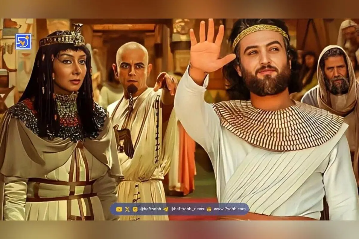 عکس نادر و دیده‌نشده از زلیخا در حال پخت نان در سریال یوسف پیامبر سال 96