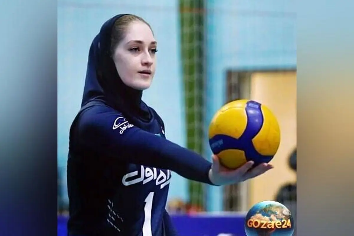 امضای هنرمندانه و زیبا توسط کاپیتان تیم ملی والیبال بانوان آیتک سلامت + عکس