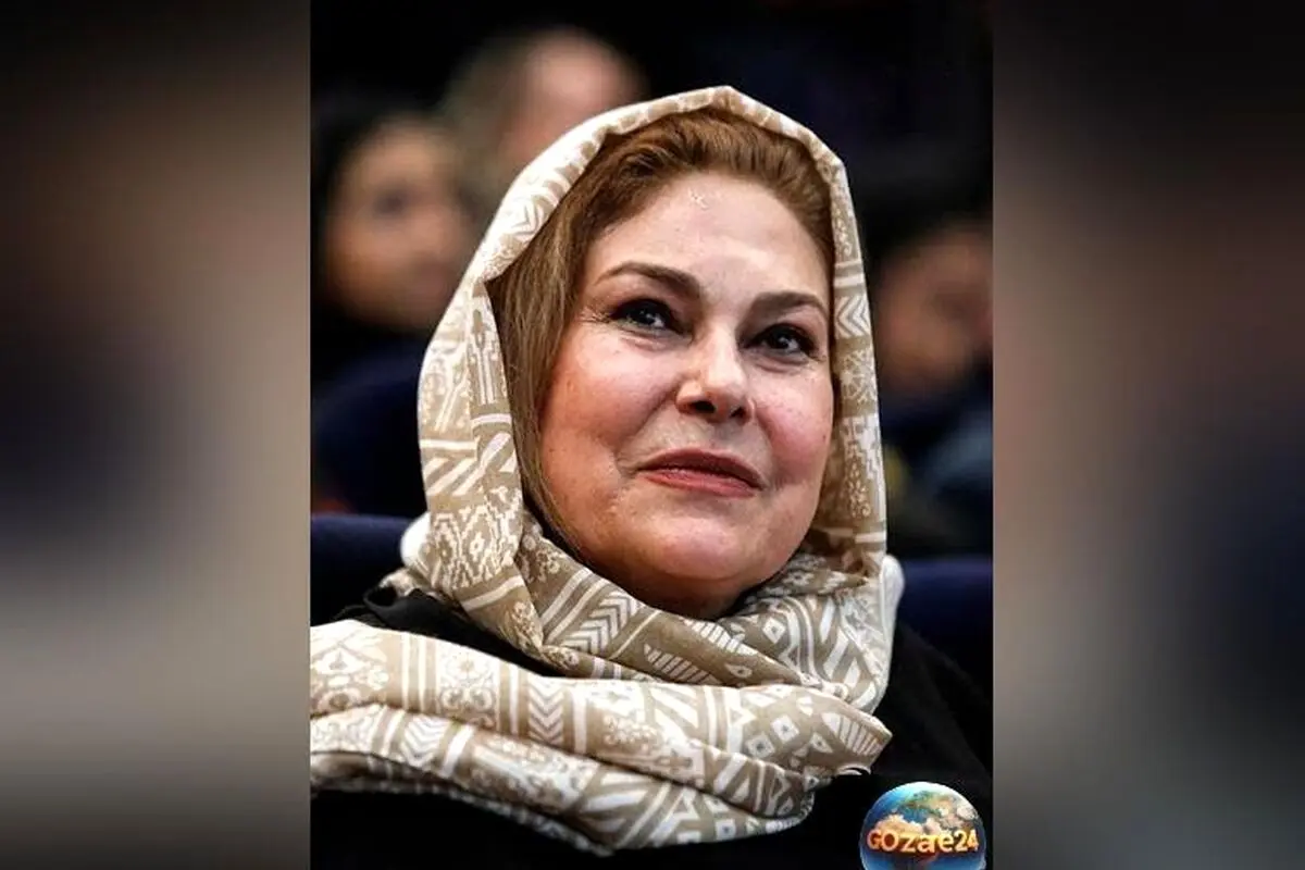 تصویر کیک تولد بزرگ و 2 طبقه مهرانه مهین ترابی در کنار همکارانش؛ جشن تولد متفاوت و بی‌نظیر بازیگر محبوب