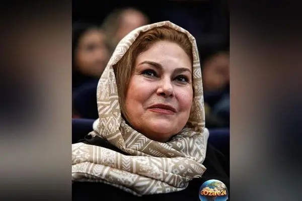 تصویر کیک تولد بزرگ و 2 طبقه مهرانه مهین ترابی در کنار همکارانش؛ جشن تولد متفاوت و بی‌نظیر بازیگر محبوب