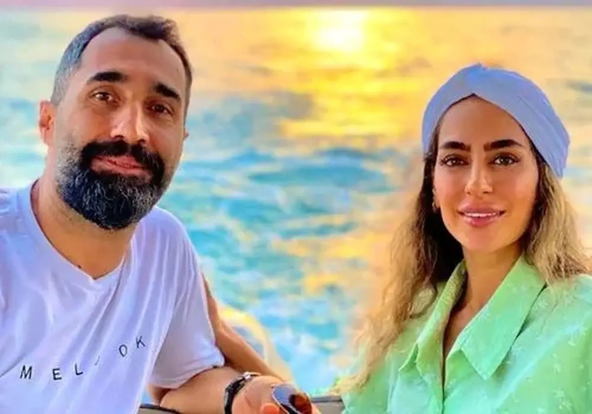 تصویر جدید و دیدنی از هادی کاظمی و همسرش سمانه پاکدل | لحظه‌ای صمیمی و خاص در کنار هم