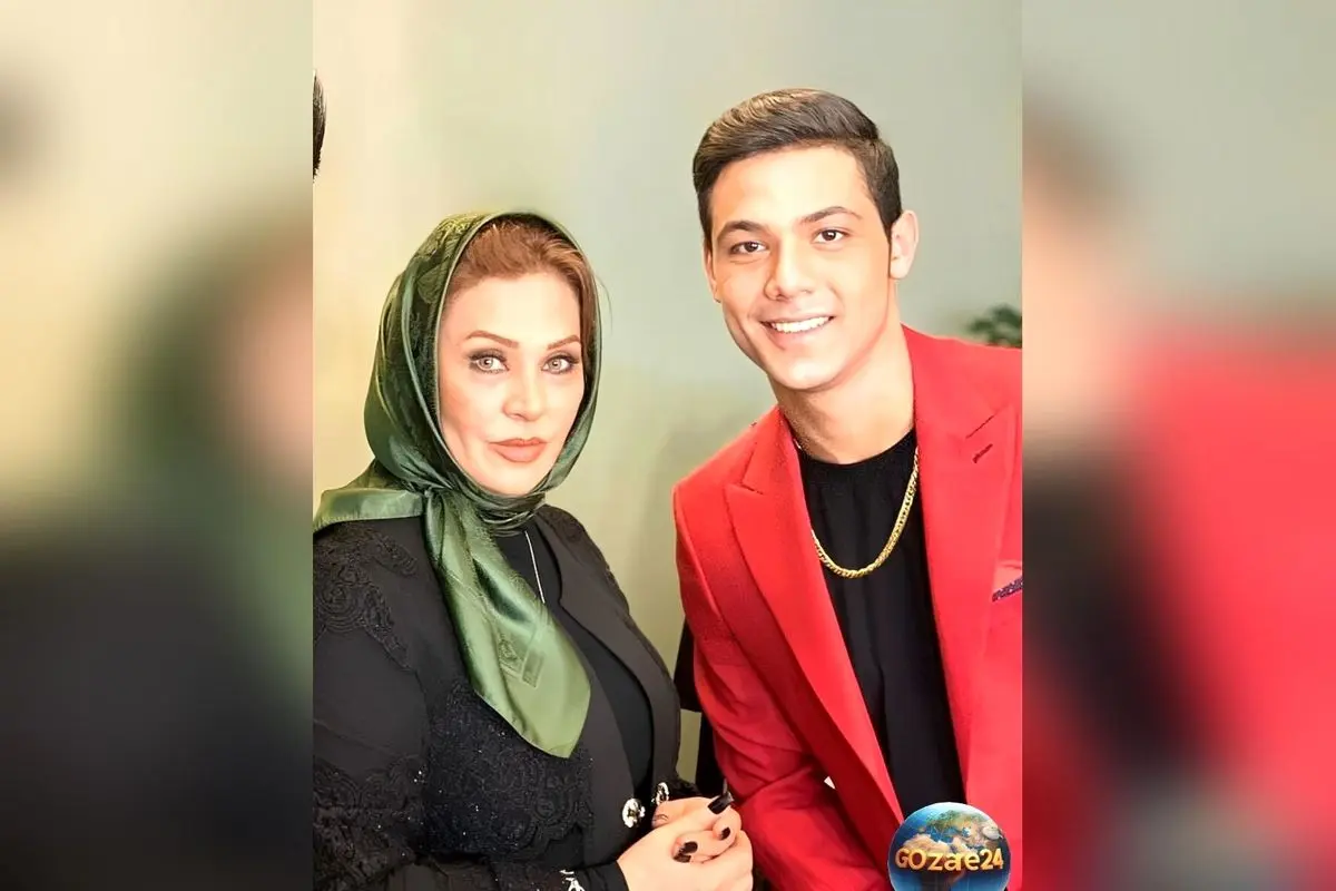 میز عزای شیک و منحصر به فرد نسرین مقانلو برای پسرش با گل آرایی خاص، شمع و تسبیح + عکس و جزئیات