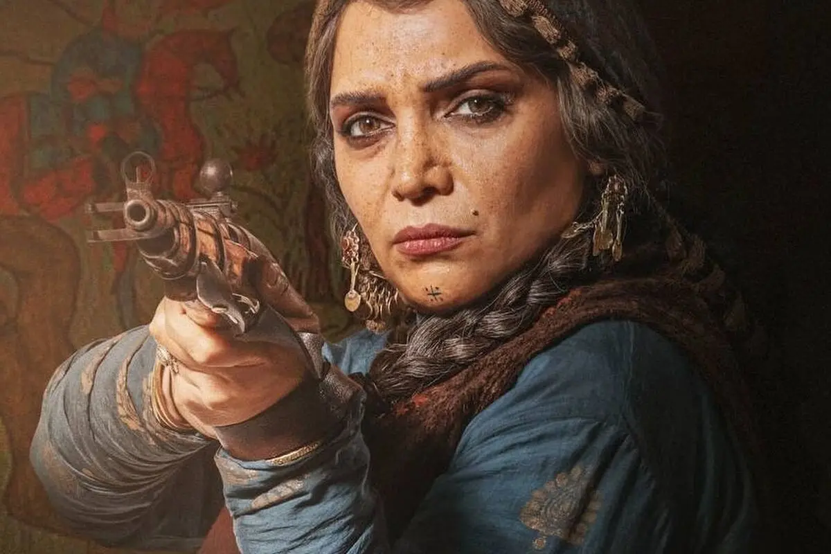 الهام پاوه نژاد در نقش ملوک، زن جنگجو و قدرتمند در سریال «شکارگاه»؛ نمایشی از قدرت زنان در تاریخ و فرهنگ کردی