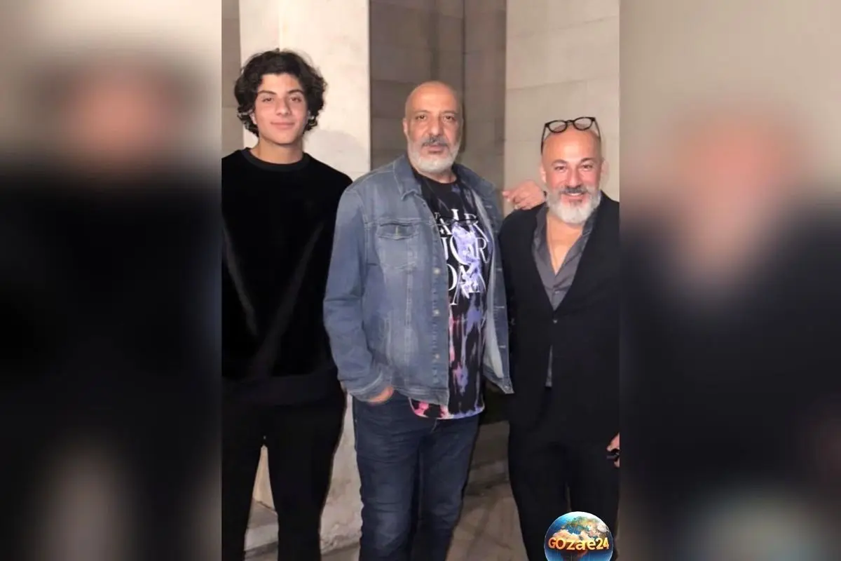 عکس دیدنی امیر جعفری و پسر ۲ متریاش در پارک با شوخی بامزه پسر واقعی همای پایتخت با سرکچل پدر