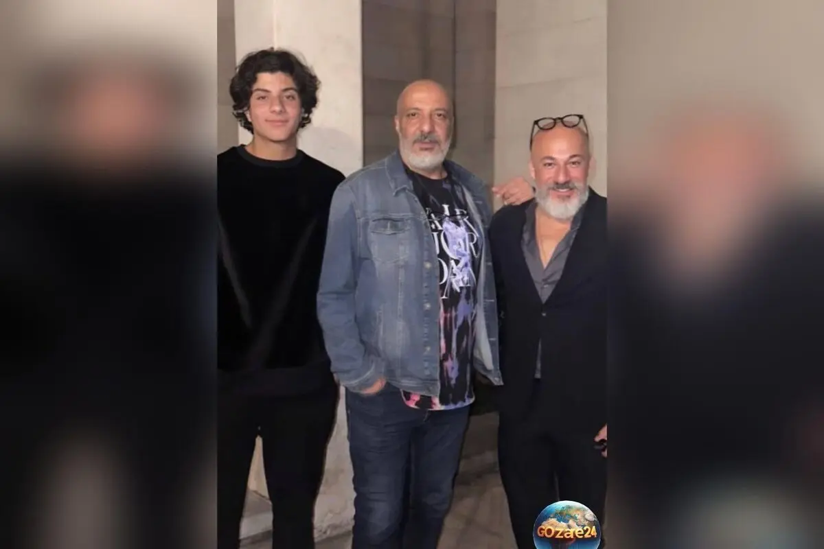 عکس دیدنی امیر جعفری و پسر ۲ متری‌اش در پارک با شوخی بامزه پسر واقعی همای پایتخت با سرکچل پدر
