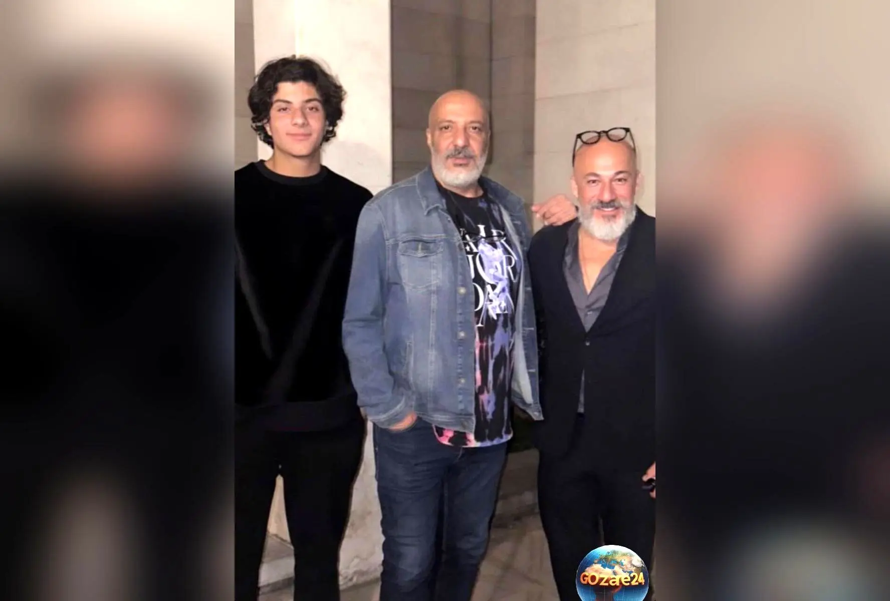عکس دیدنی امیر جعفری و پسر ۲ متری‌اش در پارک با شوخی بامزه پسر واقعی همای پایتخت با سرکچل پدر