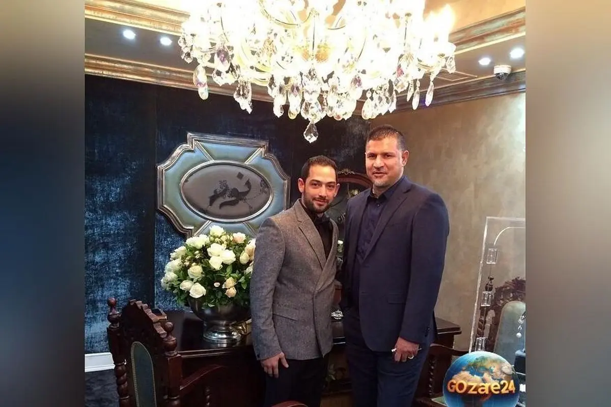 علی دایی میزبان هنرمندان و چهره‌های ورزشی در گالری جواهرات همسرش + تصاویر دیدنی