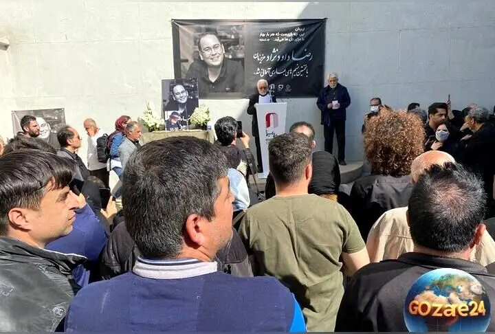 تصویر دلخراش از پیکر رضا داوودنژاد در تابوت و مراسم وداع غم‌انگیز بازیگر محبوب سینما و تلویزیون