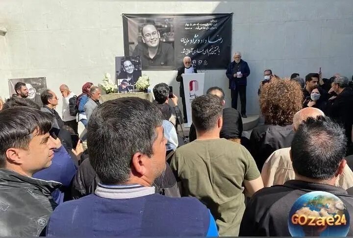 تصویر دلخراش از پیکر رضا داوودنژاد در تابوت و مراسم وداع غم‌انگیز بازیگر محبوب سینما و تلویزیون