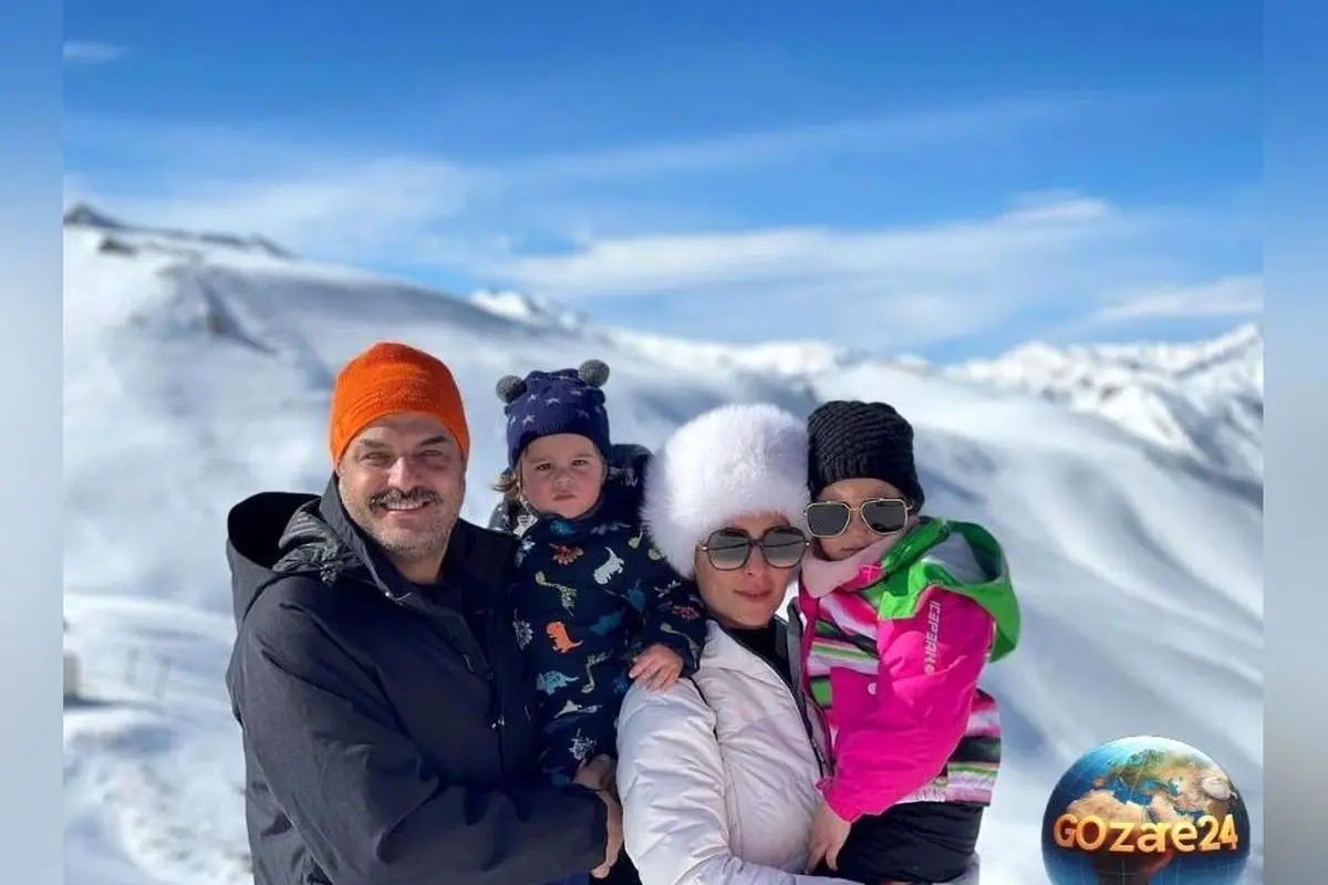 سام درخشانی در حال موتورسواری با موهای بلوند در خیابان‌های تهران همراه خانواده‌اش