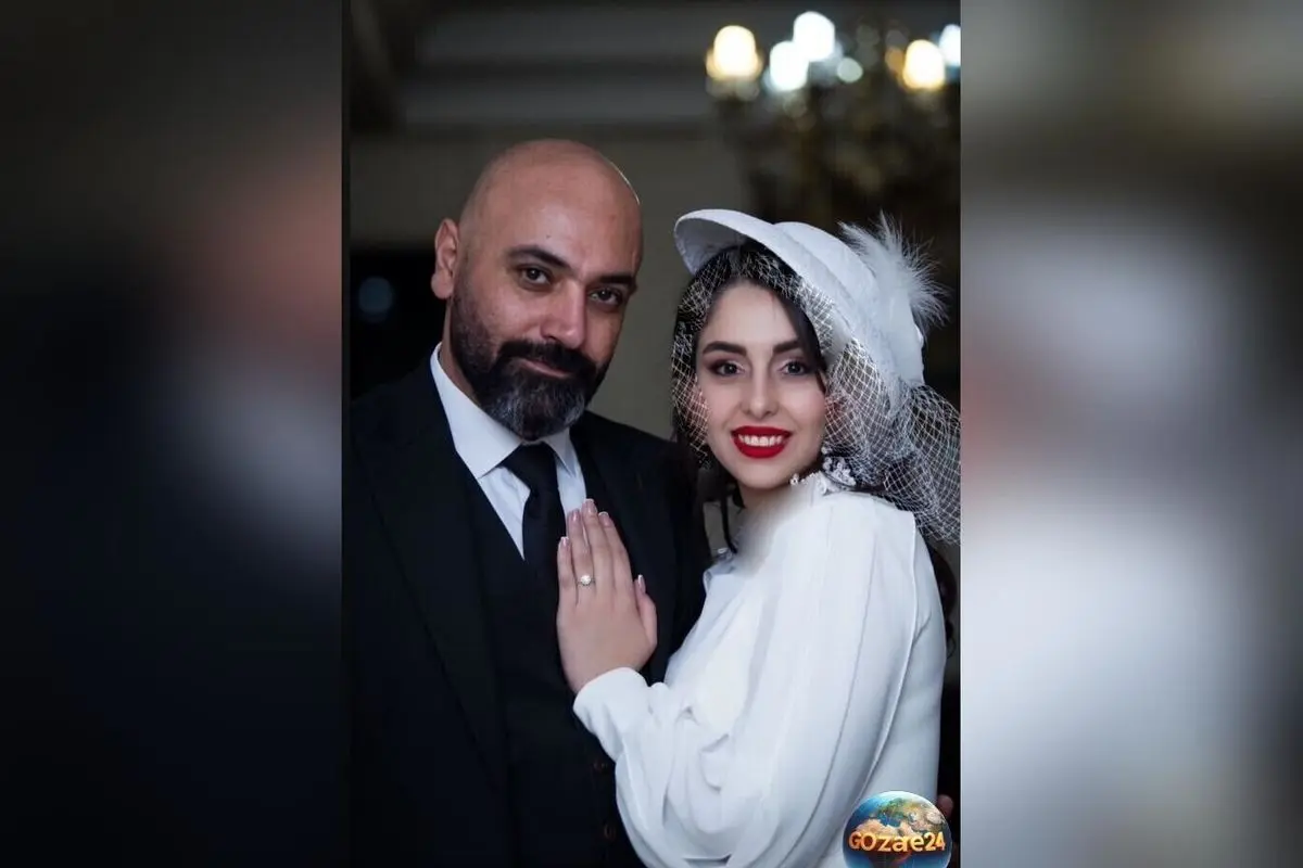 عاشقانه‌ای متفاوت: مهدی کوشکی روی دست همسرش نقش بست و بوسه پر از عشق را ثبت کرد + فیلم