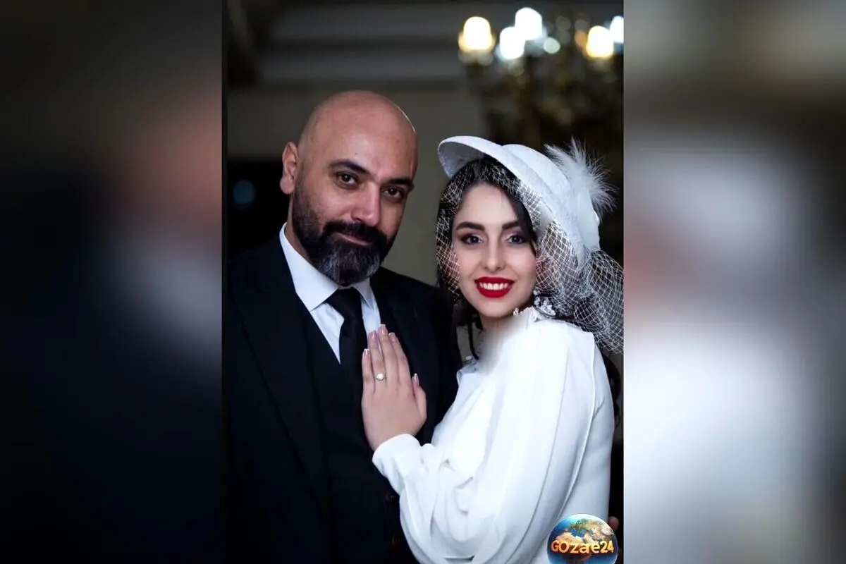 عاشقانه‌ای متفاوت: مهدی کوشکی روی دست همسرش نقش بست و بوسه پر از عشق را ثبت کرد + فیلم