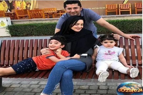 رونمایی از دختر و پسر کیوت شیلا خداداد با لباس استقلال در حاشیه دربی تاریخی اراک + عکس