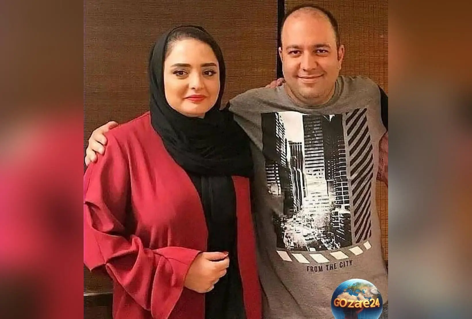 تبریک تولد متفاوت و خلاقانه علی اوجی به نرگس محمدی روی پله برقی + عکس و جزئیات جشن