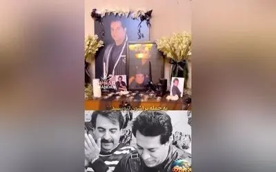 مراسم ختم و عزاداری باشکوه امید جهان در منزل مادر هنرمند محبوب با حضور اقوام و خانواده