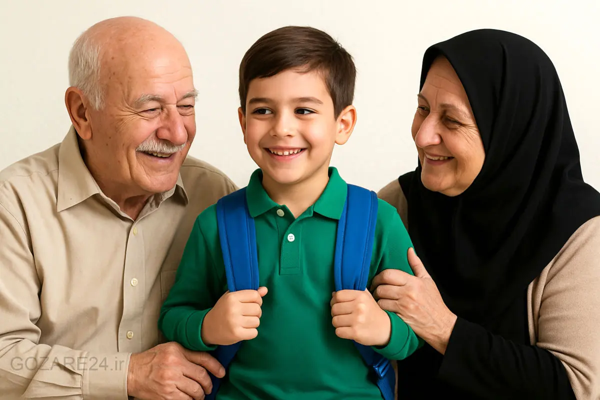 پیام تبریک پدربزرگ و مادربزرگ به نوه | متن‌های صمیمی آغاز سال تحصیلی