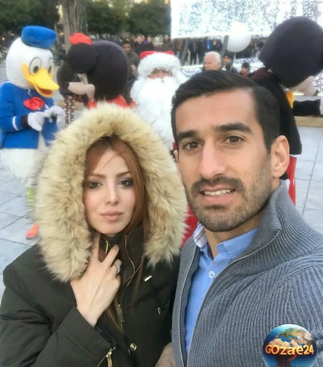 عروسی ستاره تیم ملی احسان حاج صفی با لباس اروپایی و ماشین لاکچری + تصاویر دسته گل زیبا