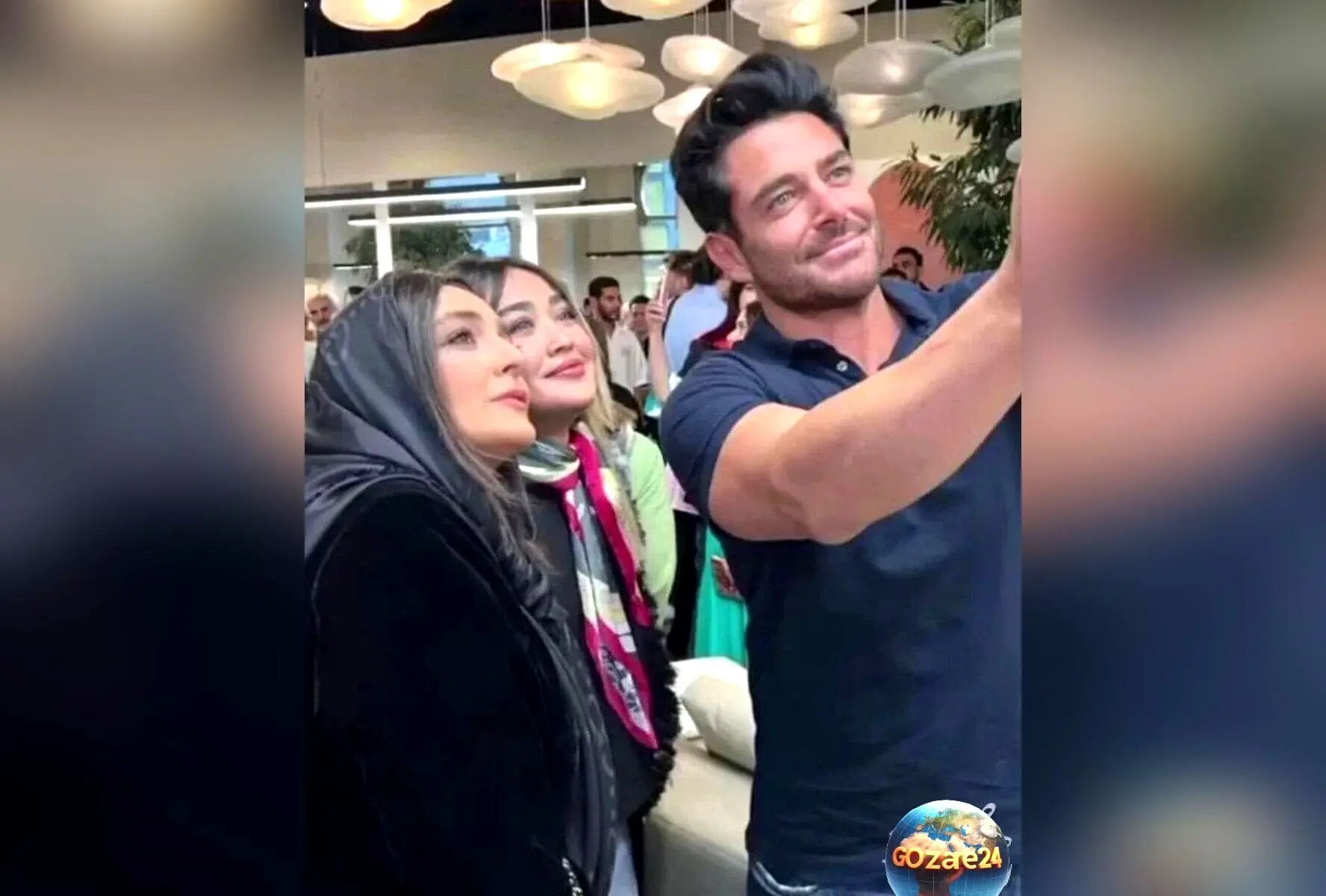 رضا گلزار و خانواده‌اش در دورهمی گرم و صمیمی با ساره بیات و دیگر چهره‌های مشهور در فضای مجازی