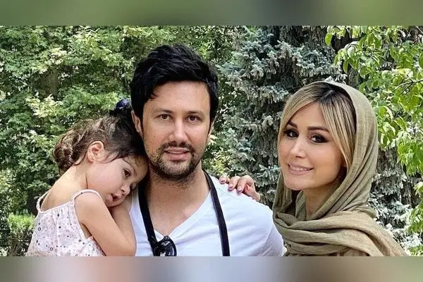 کیک تولد لاکچری و چندطبقه سپیده بزمی‌پور، همسر خارجی شاهرخ استخری + تصویر کیک لوکس