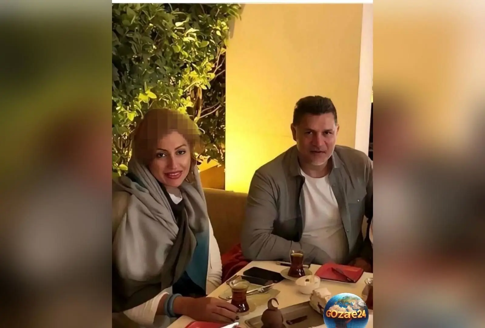 میزبانی ویژه فریبا نادری از علی دایی و خانواده‌اش در رستوران لوکس و زیبا در شمال تهران + عکس