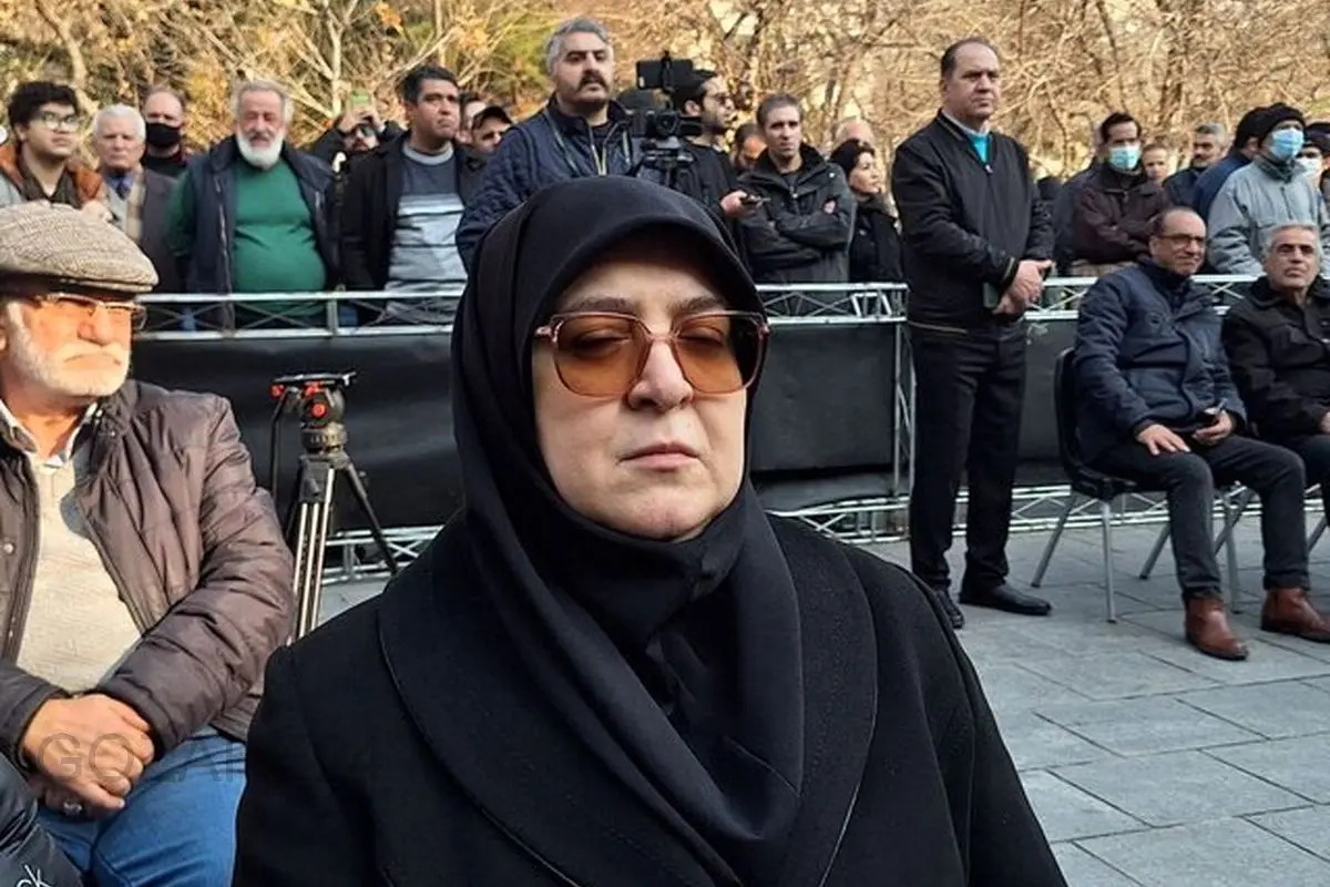 حضور سخنگوی دولت در مراسم تشییع زنده یاد استاد ژاله علو + عکس