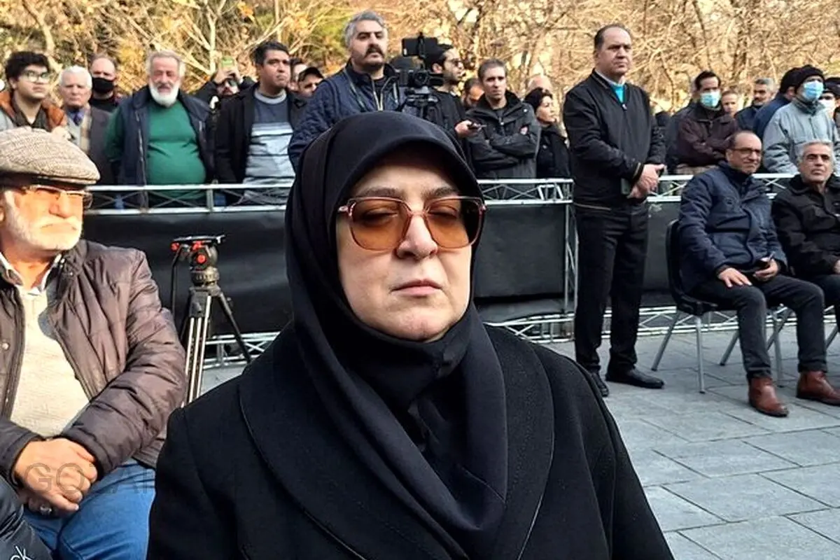 حضور سخنگوی دولت در مراسم تشییع زنده یاد استاد ژاله علو + عکس