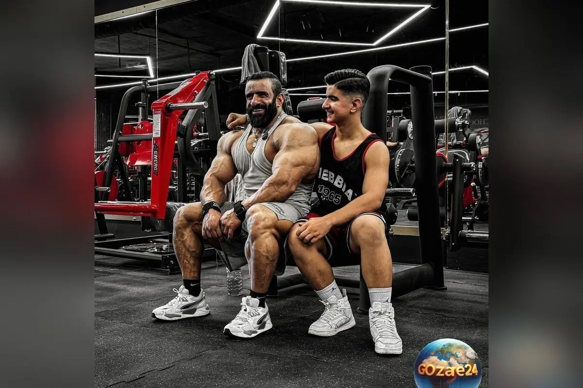 تمرین سخت و پرفشار هادی چوپان با پسرش؛ گرگ ایرانی آینده‌دار مسترالمپیا را بسازد!