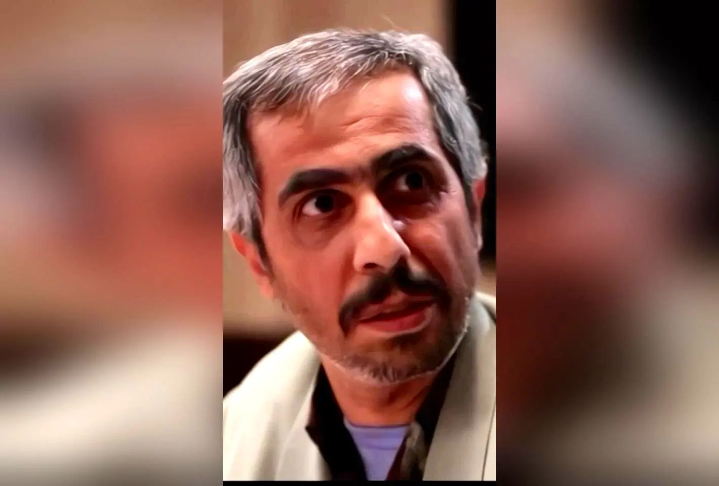 کپشن خنده‌دار مهران مدیری و جواد رضویان در پشت صحنه برنامه «در حاشیه» با تکرار قوز شرقیه