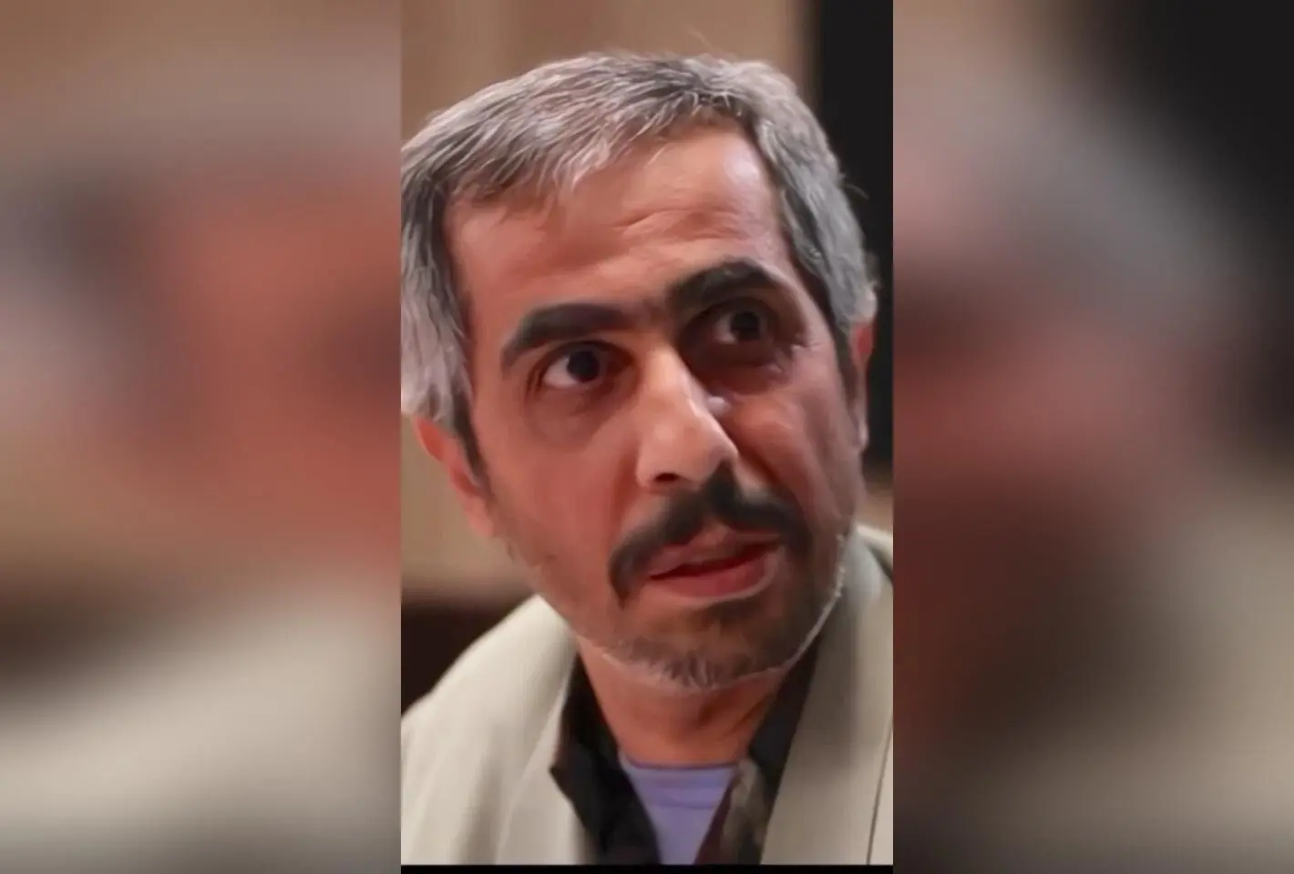 کپشن خنده‌دار مهران مدیری و جواد رضویان در پشت صحنه برنامه «در حاشیه» با تکرار قوز شرقیه
