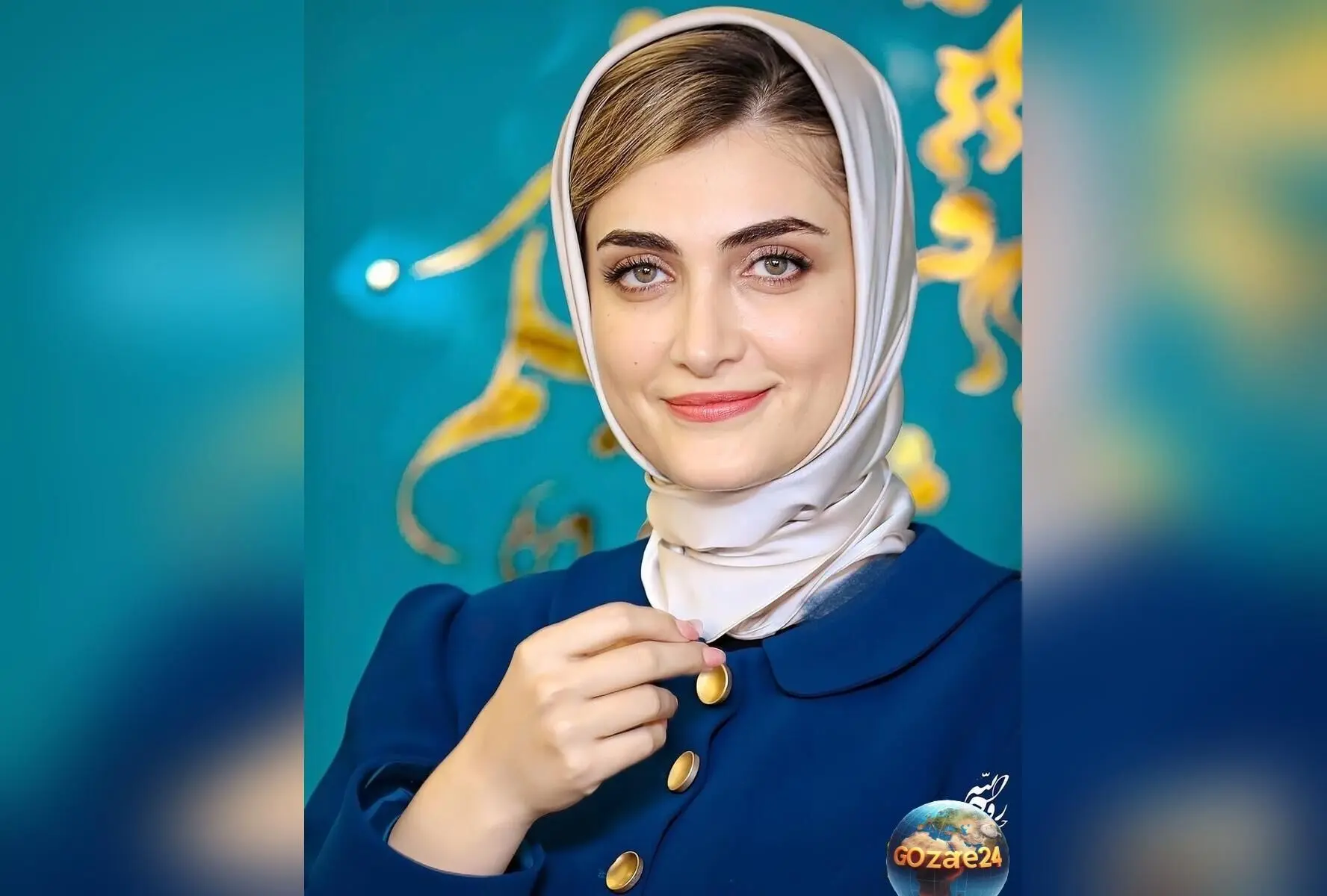 عکس هنری الناز ملک در کنار دیوار پر از گل با استایل متفاوت | بازیگر سقوط در نمایی خاص