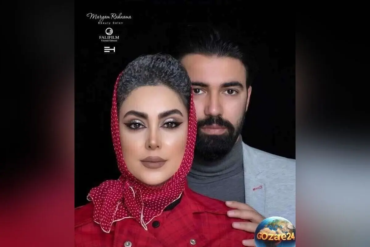 تولد مجلل و باشکوه نیلوفر شهیدی با تم قرمز و مشکی در کنار همسرش + عکس تزئین خاص کیک