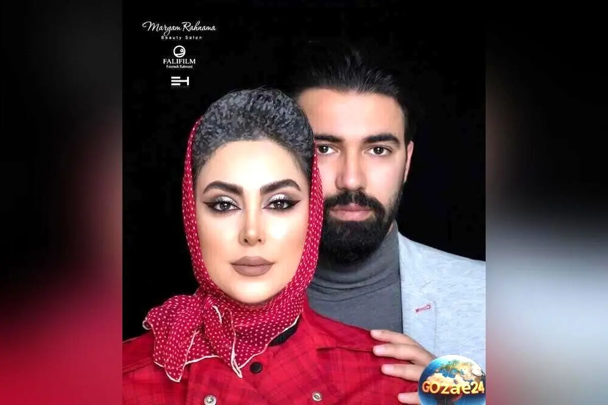 تولد مجلل و باشکوه نیلوفر شهیدی با تم قرمز و مشکی در کنار همسرش + عکس تزئین خاص کیک