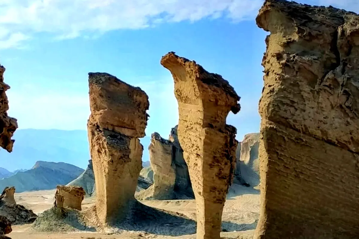 کلوت‌های سایه‌خوش بندرلنگه؛ تلاقی سحرآمیز کویر و دریا در جنوب ایران