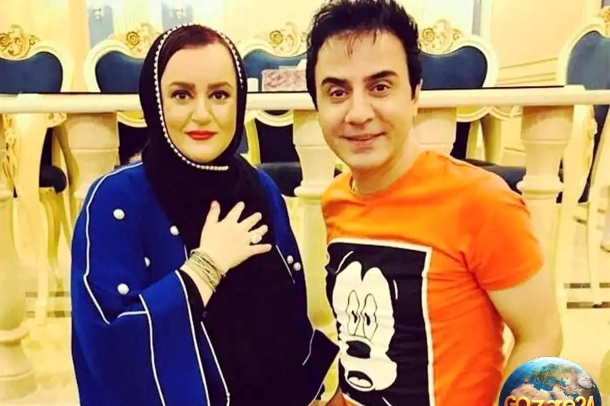 استایل خندهدار و زنانه داریوش فرضیایی در سلفی با نعیمه نظامدوست؛ عمراً عموپورنگ و با این تیپ دیده باشین + عکس